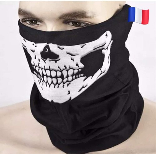 Cagoule bandeau squelette - bandeau,