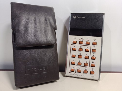 Ancienne calculatrice rockwell - ancienne,