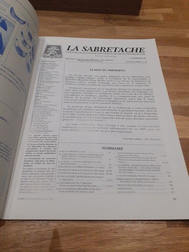 Carnet sabretache - carnet, la