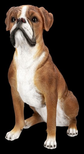 Figurine chien boxer - figurine, de