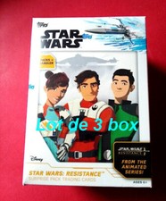 Lot de 3 Topps Star Wars Resistance Blaster Box 2019 - Boite de 30 cartes + D