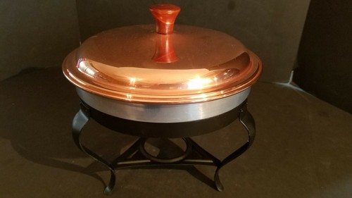 Copper chafing dish - chafing,