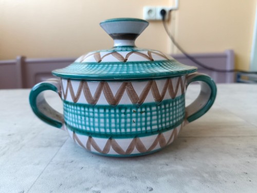 Rare pot couvert céramique - rare,