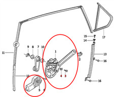 Lève Vitre Arrière Droit +