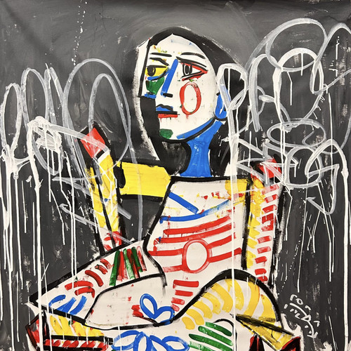 Original painting canvas - painting, on