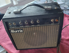 VINTAGE AMPLI GUITARE MORRIS FONCTIONNEL DANS L'ETAT MANQUE LES BOUTONS