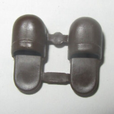 PLAYMOBIL  Paire sabot marron foncé  paysan   Moine is6  NEUF