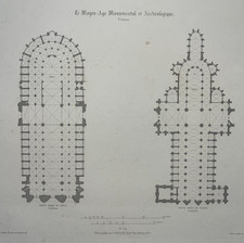 PLAN CATHEDRALE NOTRE DAME