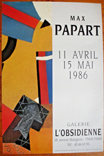 Max papart affiche - max, papart-affiche
