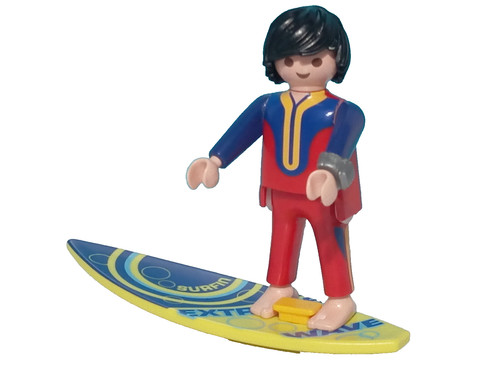 Playmobil figurine surfeur - figurine,
