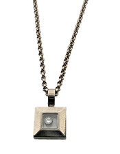 COLLIER Chopard or blanc 750/°°° Diamant