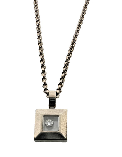 Collier chopard blanc - chopard, or