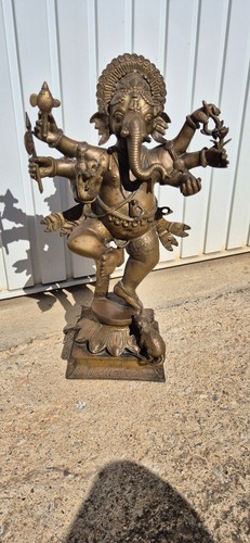 Statue bronze ganesh ref - de,