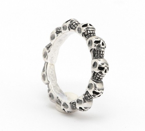 Bague fine multi crâne - multi, argent
