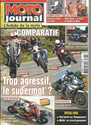 Moto journal 1898 - moto, n°1898
