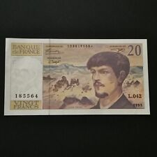 BILLET 20 FRANCS DEBUSSY 1993