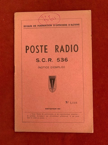Rare poste radio scr 536 - poste,