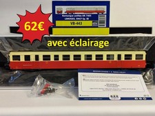 PROMO REE MODELES VB-443 Autorail Remorque Decauville XR7405 LIMOGES SNCF HO #70