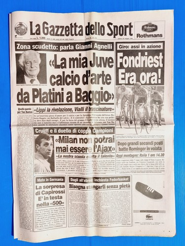 Gazzetta dello sport mai - 20,