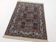 Superbe Tapis Persan Moud Avec Soie 143 X 100 Cm Tapis Oriental