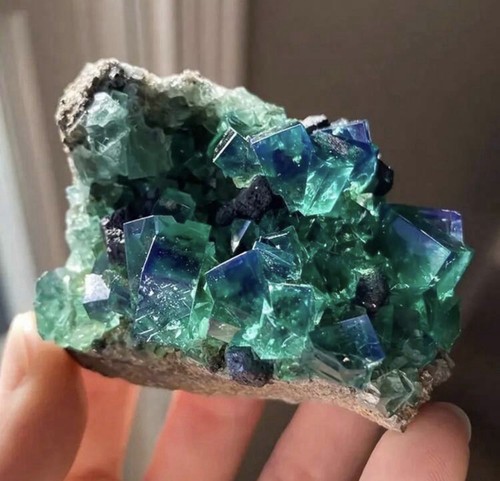 Cristal roche fluorite - de,