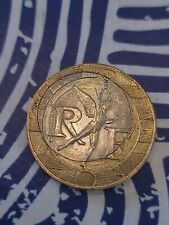 FRANCE RARE 10 FRANCS GENIE FAUTÉE 1990 DECENTRÉE