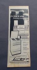 PUB PUBLICITE ANCIENNE ADVERT CLIPPING 230617 CUISINIERE SAUTER GAZ LE BLOC LE P