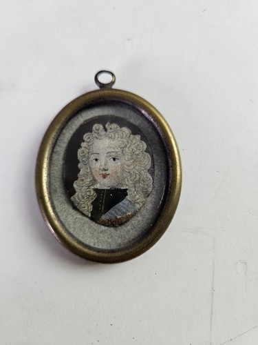 Ancien portrait miniature - ancien,
