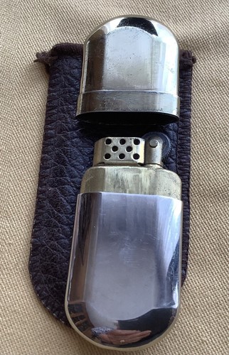 Briquet ancien brass n - --,