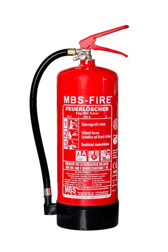 Mbs fire extincteur poudre 6kg - poudre,