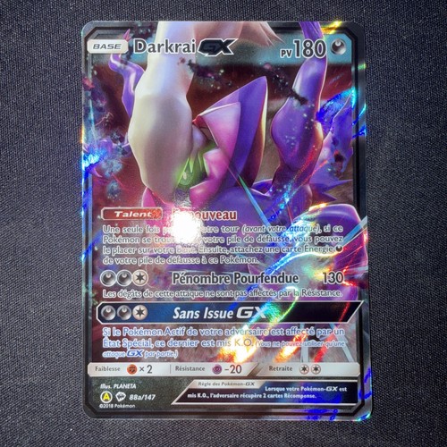 Carte pokémon darkrai - carte, gx