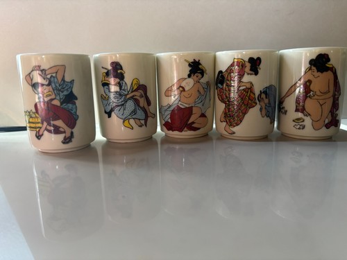 Tasse saké shunga guinomi - tasse, à
