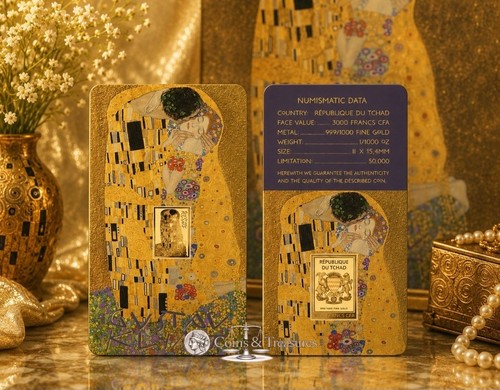 Carte pièce gustav klimt - pièce,