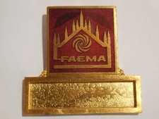 Grand badge café Faema avec