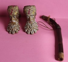 lot 4  PIPES TERRE CUITE   JACOB gambier scouflaire  1  etui  allumettes MA