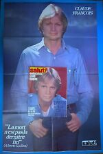 MAGAZINE SALUT SPECIAL DE 1978 ADIEU A CLAUDE FRANÇOIS AVEC DEUX POSTERS GEANTS