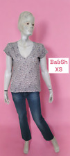 Ba&Sh Taille 34  👕 Tee shirt manches courtes imprimé gris femme T-shirt Floky
