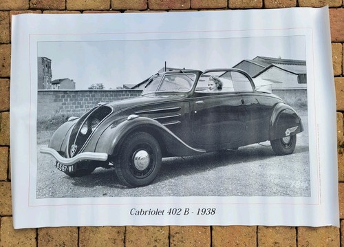 Affiche peugeot 402 - affiche,