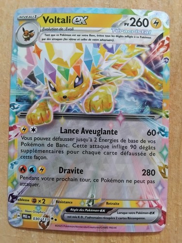 Carte pokémon voltali - carte,