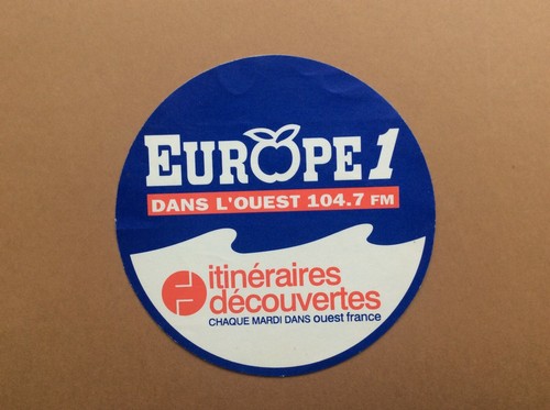 Autocollant radio europe - autocollant,