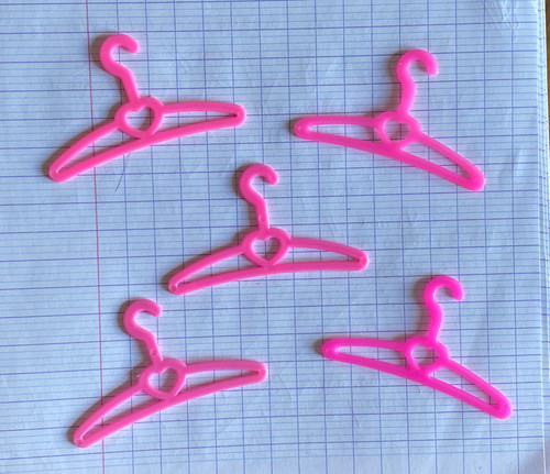 Lot cintres roses pour - roses,