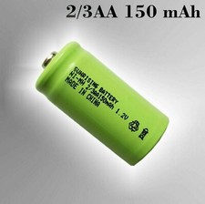 2/3AA 150mAh 1,2V NI-MH / Nimh Rechargeable ( Mini- 29 X 14 MM) Batterie Solaire