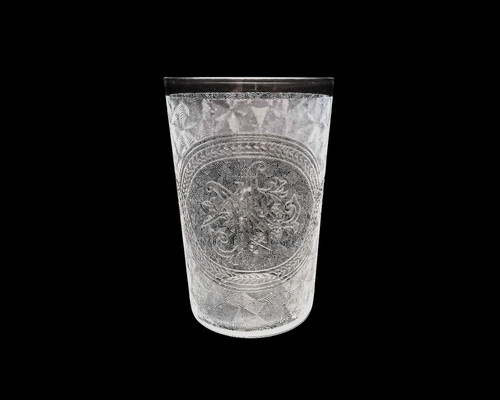 Gobelet verre en cristal - verre,