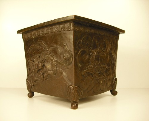 Cache pot dragon phoenix - au,