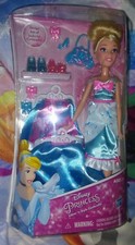 Disney Princess Layer 'n Style Cinderella Doll Barbie style 3outfits by20th 4xma