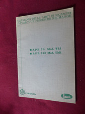 catalogue pièces : VESPA PIAGGIO APE 50 & 250 TL1 &TM1