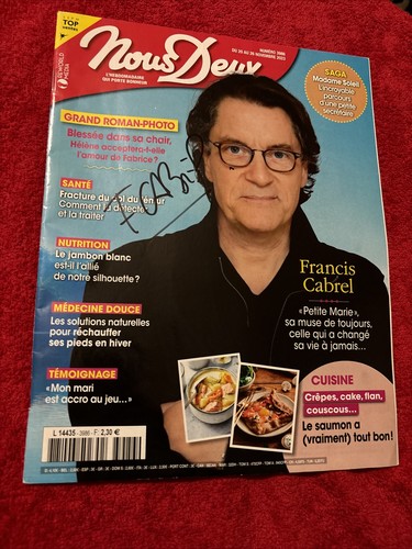 Magazine dédicacé autograph - magazine,