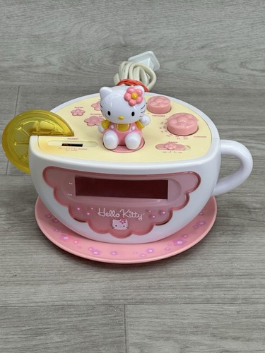 Hello kitty tea cup alarm - kitty,