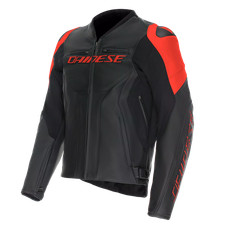 DAINESE RACING 5 - BLOUSON MOTO CUIR HOMME NOIR ROUGE