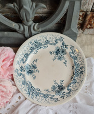 ANCIENNE ASSIETTE PLATE TERRE DE FER LONGWY